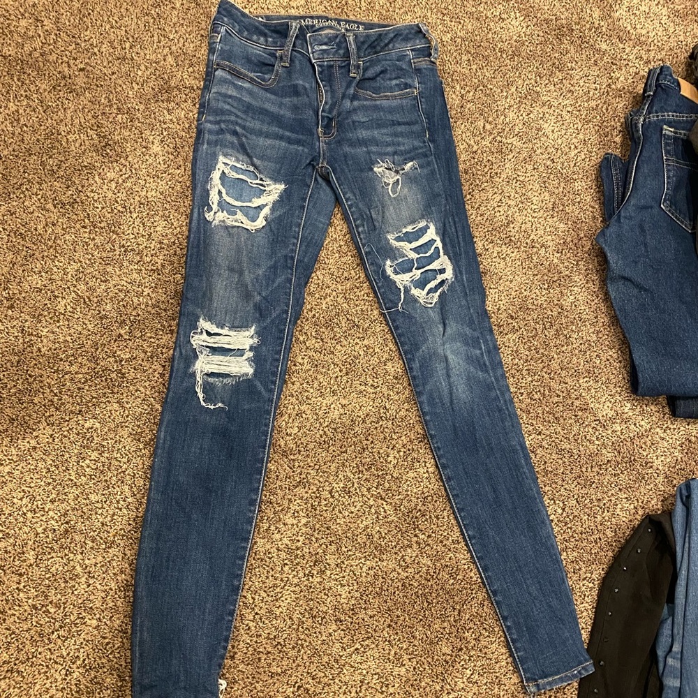 American eagle super skinny jeans